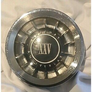 NOS 1964 Mercury 25th Anniversary "XXV" Steering Wheel Horn Button Center Cap